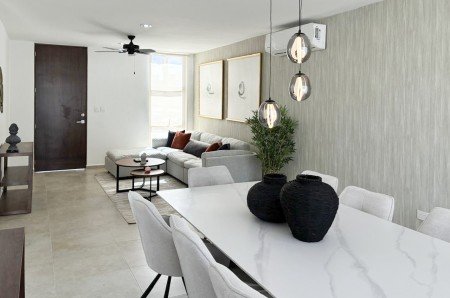 Casas en venta en privada en Conkal Merida dos plantas con alberca